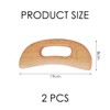 Pack of 2 Wooden Scraper Boards, Body Scraper Blades, Muscle