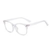 MAXJULI Blue Light Blocking Glasses,Computer Reading/Gaming/TV/Phones Glasses for Women Men(Transparent)