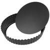 HAKZEON 3 Pack 8.5 Inch 22cm Non-Stick Quiche Tart Pan