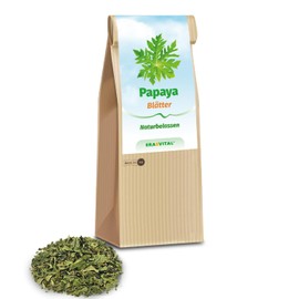 Papaya Tea Freeze-Dried Leaves with Stems in Premium Quality (250 g (Pack of 1)