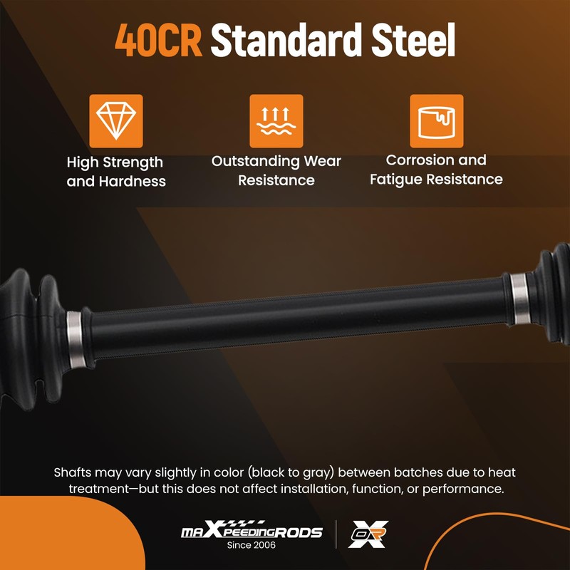 maXpeedingrods Pair (2) Front CV Axle Shaft Assembly for Honda