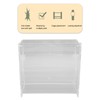 Rutin Chicken Feeder Automatic Clear Acrylic Bird Cage Feeder for