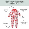 HonestBaby Sleep and Play Footed Pajamas One-Piece Sleeper Jumpsuit Zip-front