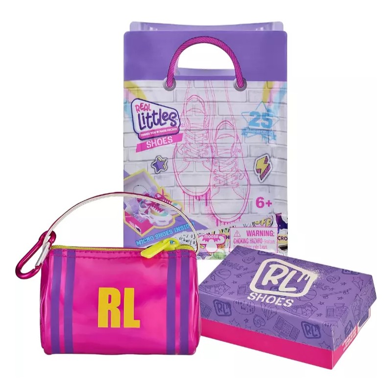 Real Littles Sneaker and Bag Bundle 4 Piece Box