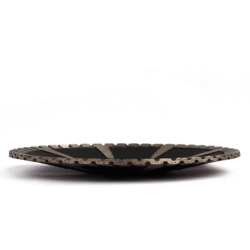 HOMESOM 5 Inch Concave Diamond Blade T Segmented Diamond Cutting