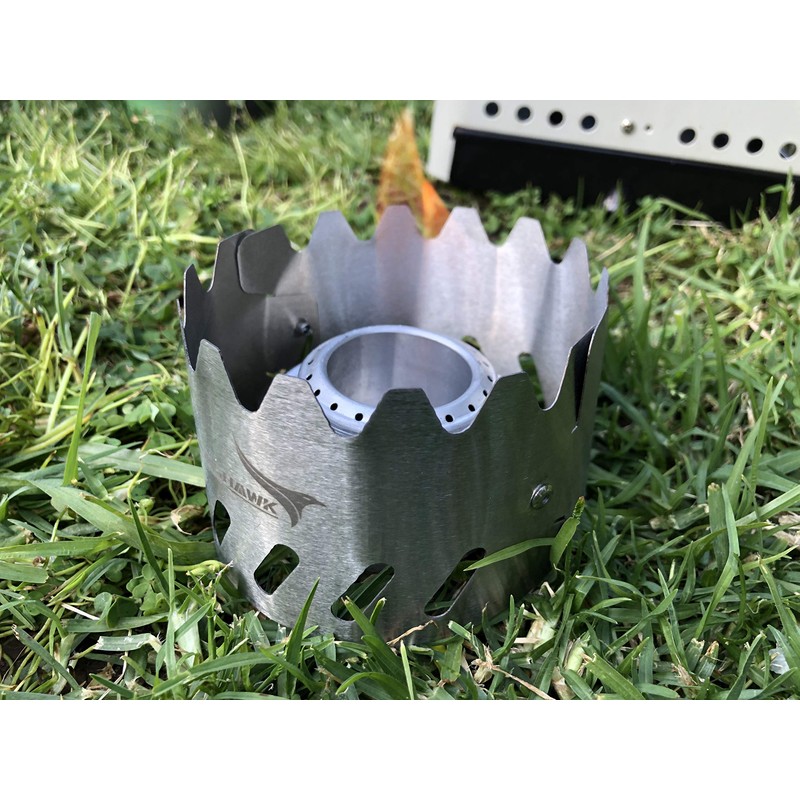 Goshawk Stainless Steel Alcohol Stove Windshield Bracket Hiking Camping Ultralight
