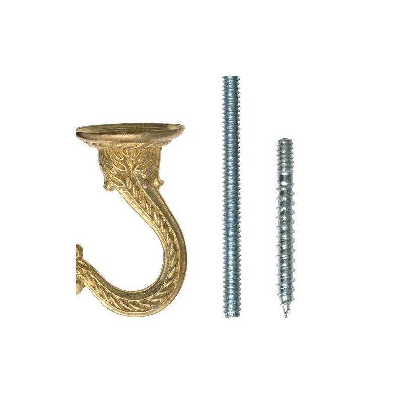 OOK 534502 Hillman Jumbo Swag Hook, Plated, No Size, Brass