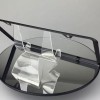 MotorVehicleParts Powder Coated Matte Black Stainless Steel License Plate Frame