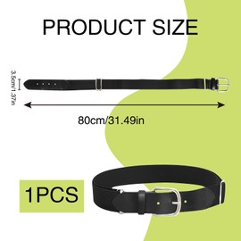 Elastic Belt for Kids, Reversible Adjustable Wide Braided Stretch Belts, Softball Baseball Elasticated Buckle Sports Belt for Girls Boys Children’s, Cow Leather Pin funky Colours Elastic Woven