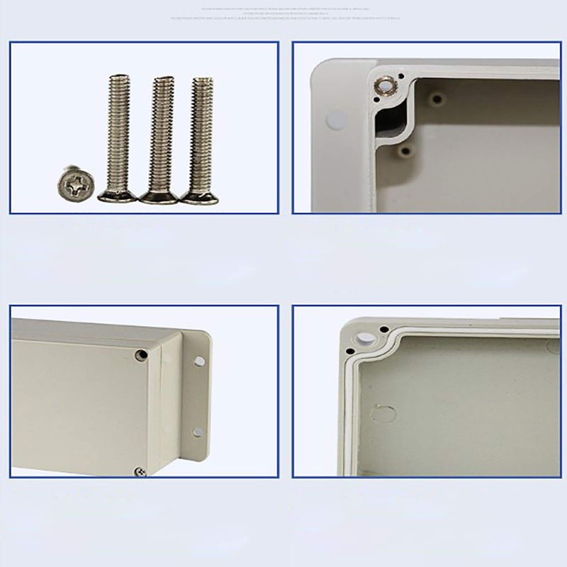 Grey Waterproof Plastic Electronic Enclosure ABS Plastic Junction Box 115mm
