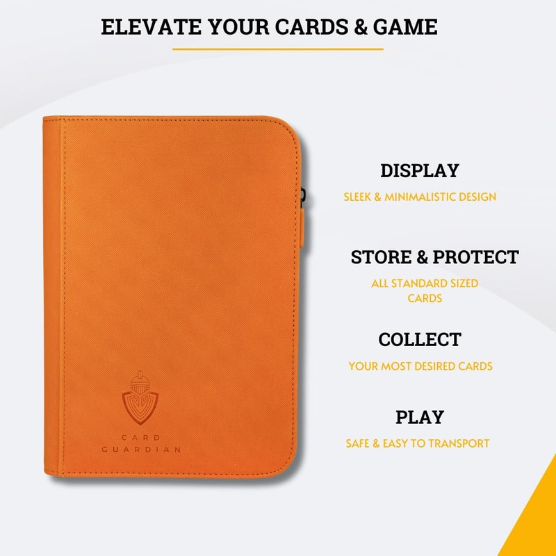 Card Guardian - Premium 4 Pocket Card Binder 160 Side