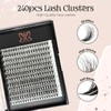 be beautiful lash clusters kit 40d individual lashes D curl