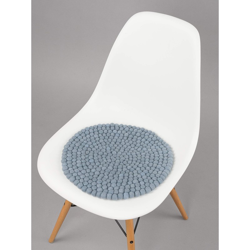 myfelt Seat Cushion, felt, Light Blue, 36 cm