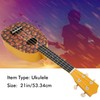 21in Ukulele with Carry Bag Tropical Fruit Pattern for Beginners