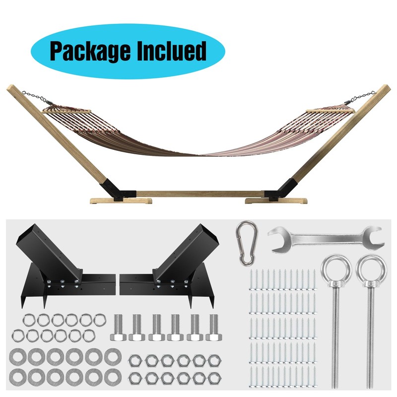TOPTGO Hammock Stand Bracket, Heavy Duty DIY Hammock Bracket Kits