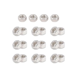 1/4-20 Hex Nuts - IMScrews 304 Stainless Steel Hardware Hex Nuts - Durable and Rust-Resistant Fasteners for Home Repairs and Professional Projects Pack of 25
