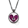 Christian I heart Jesus Cross Crucifixion Pendant Necklace or Key
