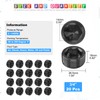 Glarks 20Pcs Carbon Steel 3/4'' NPT Male Pipe Plug Fitting
