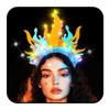 GRAEEN Light Up Fire Headbands Glow Flame Headpiece for Women