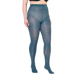 Ulla Popken Women's Tights, Dark petrol