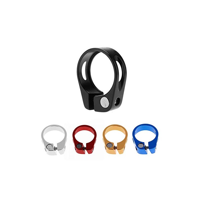 Bike Seat Post Clamp, Metal Ultralight Bicycle Lock Seat Clamp