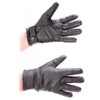 MIL-TEC BW Leather Gloves Lined, black, l