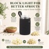 Blushtier 2 Pcs 32oz Mason Jar Sleeves Regular and Wide