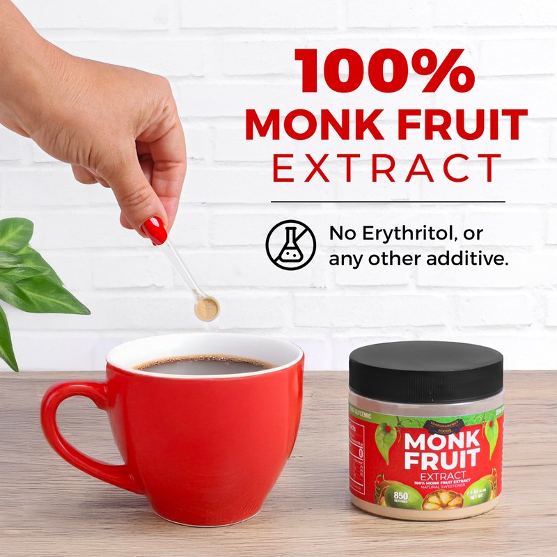 100% Monk Fruit Extract (90X Sweeter Than Sugar) Monk Fruit