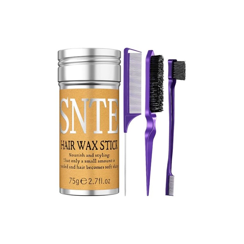 Purple Slick Back Hair Brush