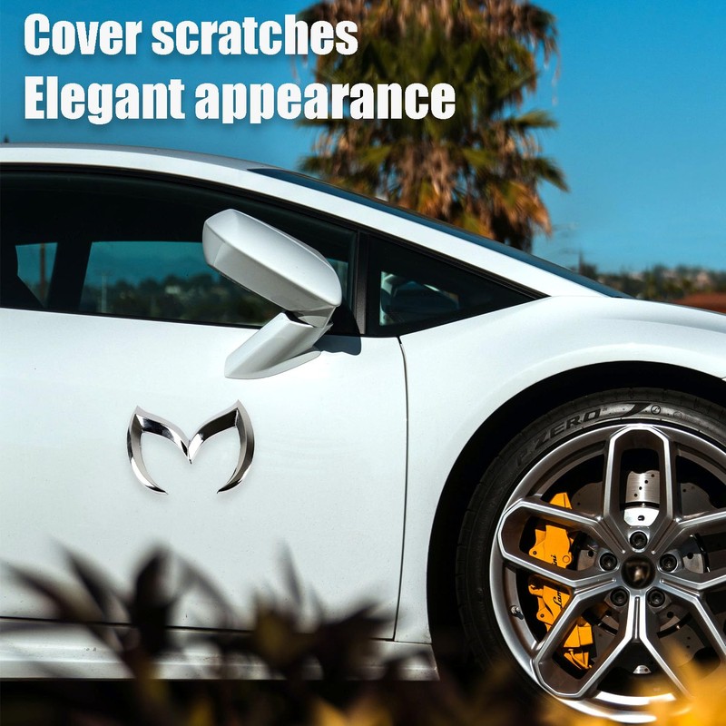 1 Pc Metal Evil 'M' Rear Trunk Badge Decal Emblem
