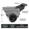 Simplay3 Easy Haul Durable Wheelbarrow with Garden Tool Storage Tray