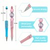 KUNHEHO 12Pcs Beadable Pens Fancy Cute Pens for Women Gillter