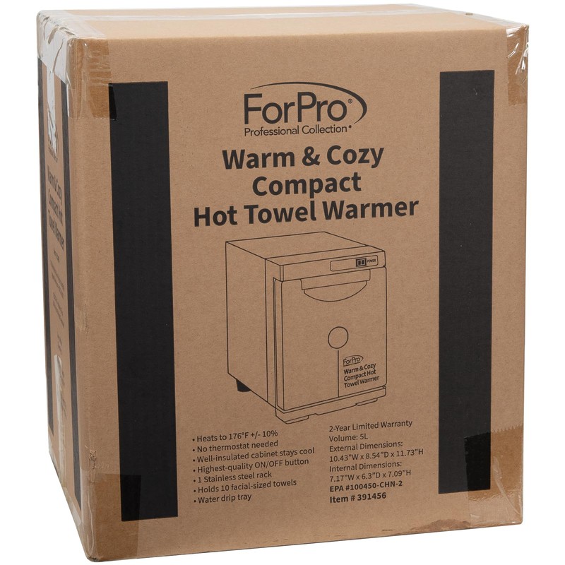 ForPro Warm & Cozy Hot Towel Warmer, Compact 5L Capacity