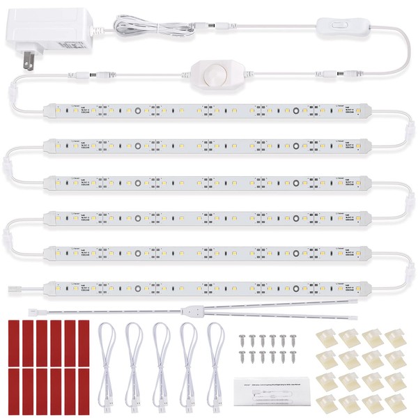 Under Cabinet LED Lighting Kit for Kitchen Cabinets Counter Shelf