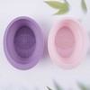 Makeup Brush Cleaning Pad and Beauty Accessories Random Color 6ea