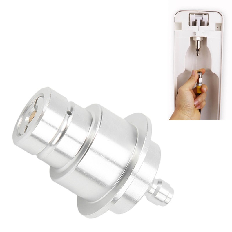 CO2 Adapater Aluminum Alloy 0.3in Quick Disconnection Wear Resistant High