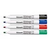 Luxor 3300/4WT Whiteboard-Marker 650, Rundspitze, 4er Etui, sortiert