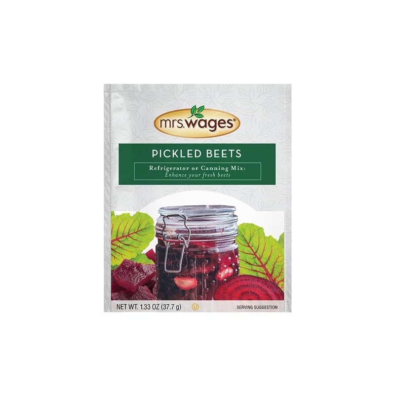 Mrs. Wages Pickled Beets Refrigerator or Canning Mix | Quick