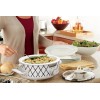 Crock-Pot Crockpot 2.5-Quart Mini Casserole Crock Slow Cooker, White/Blue