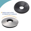sourcing map Bonded Sealing Washers 19x6.3x2.8mm Stainless Steel EPDM Rubber