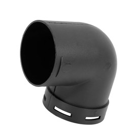 Hihaha Car Heater Warm Air Ducting Pipe Elbow Outlet Connector/Rear for Car/Durable Plastic 60mm / 1pcs Black