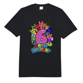 Happy 6th Birthday Sprunky! | Simon Funbot Oren Pinki Comfort Colors Adult Heavyweight T-Shirt