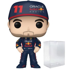 POP Racing: Formula One - Sergio Perez (Red Bull F1) Funko Vinyl Figure (Bundled with Compatible Box Protector Case), Multicolor, 3.75 inches