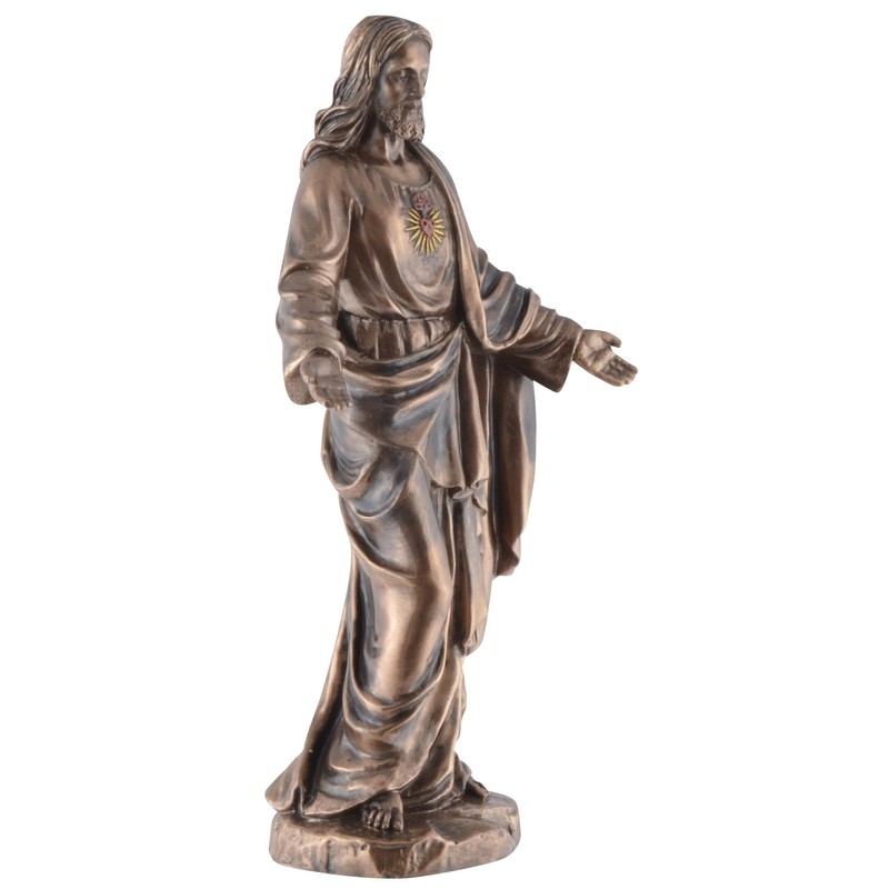 Veronese Collection 708-78281 Jesus Figurine Heart Made of Artificial Stone