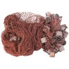 Decorative Net Fishing Net Approx. 250 x 250 cm Brown