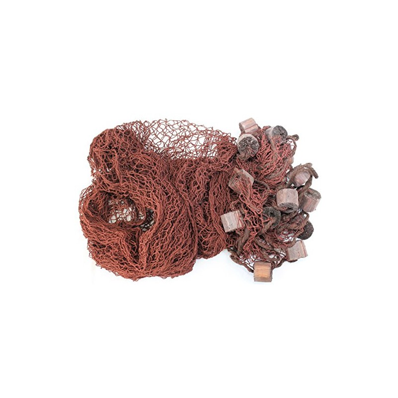 Decorative Net Fishing Net Approx. 250 x 250 cm Brown