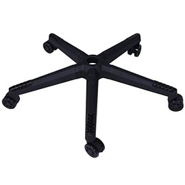Frassie 28 inch Nylon Gaming Chair Base with 5 Casters, Heavy Duty Office Chair Base Replacement Part (Black)