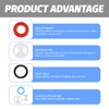 72 Pcs Tap Washers Tap Washers for Mixer Taps Assorted