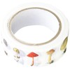 Kamiiso Sanko GR-0025 Masking Tape, Mushrooms, 0.6 inches (15 mm)