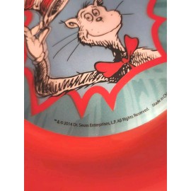 Dr. Suess Enterprises LP 2014 Dr Seuss Cat In The Hat 8.25in Holographic Plate Red